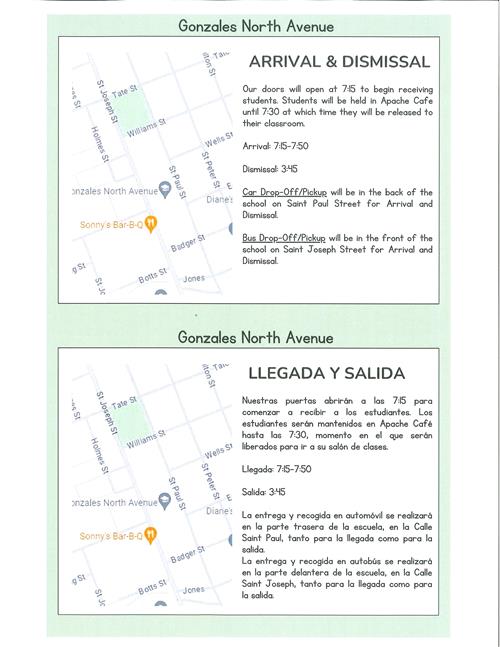 GNA Arrival and Dismissal