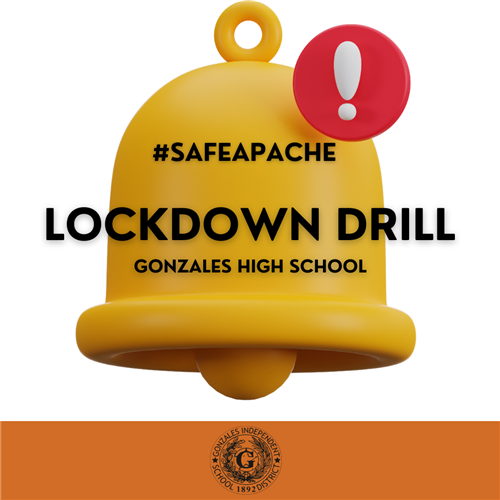 Active Threat Lockdown Drill Notification