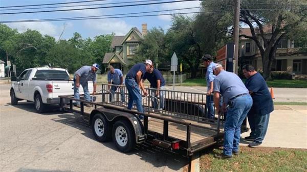 Maintenance team working hard!!